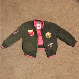Adorable girls bomber jacket! 12 mo